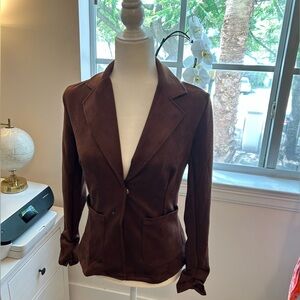 Allegra K Women's Chocolate Brown Blazer